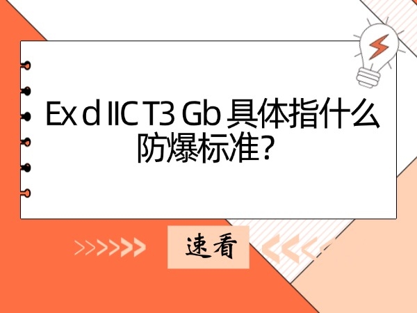 Ex d IIC T3 Gb 详细指甚么防爆规范