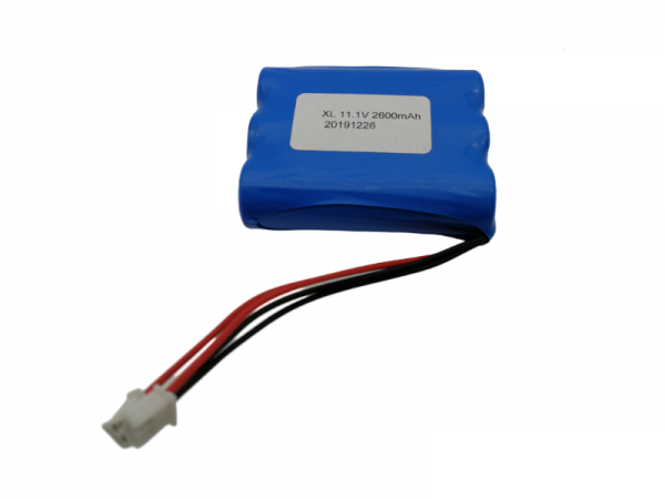 11.1V 2600mAh 18650 cylindrical lithium battery-2pin*2