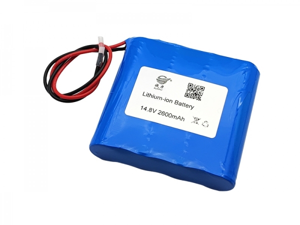 14.8V 2600mAh cylindrical lithium battery, 4S1P