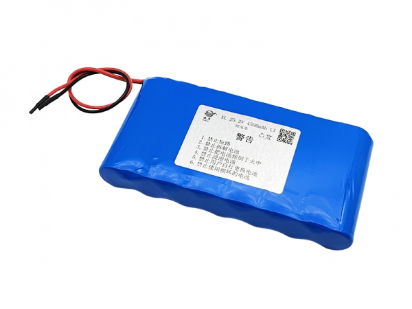 25.2V 4500mAh cylindrical lithium battery | 26650 lithium battery
