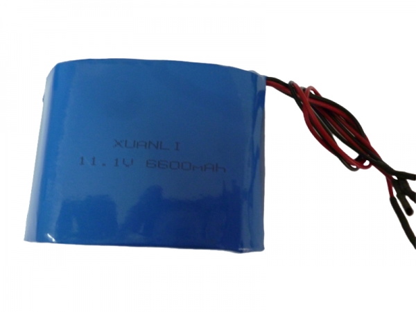11.1V 6600mAh 18650 cylindrical lithium battery | 3S3Plithium battery